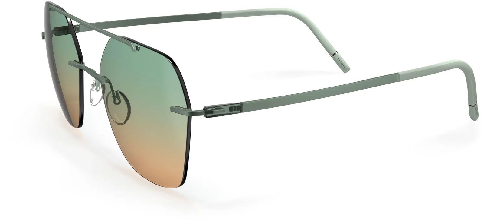 Silhouette The Dawn Demo Rimless 5573 Eyeglasses - view 96